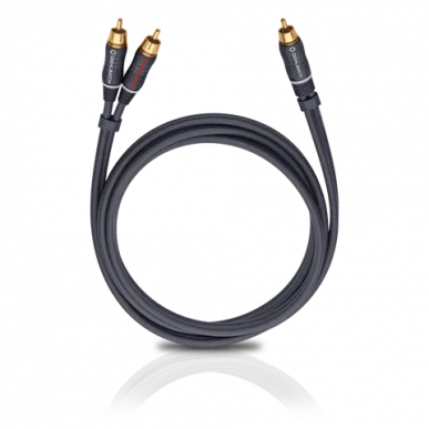 Сабвуферный кабель Oehlbach BOOOM! Y-adapter cable, anthracite 10.0m